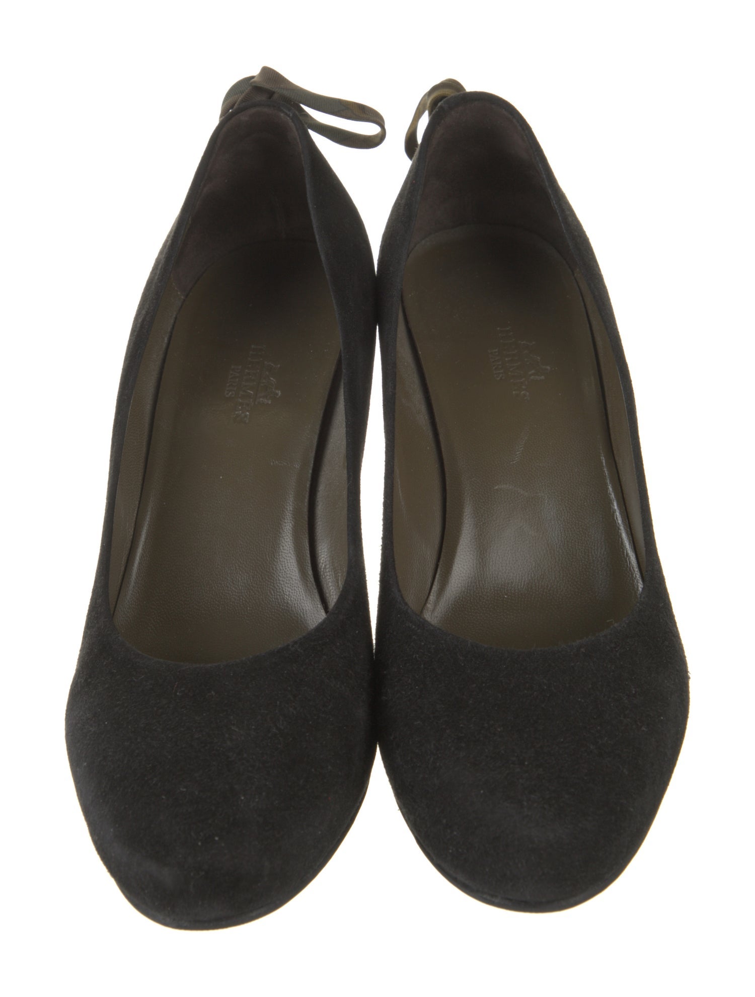 Hermès Vintage Suede Mules